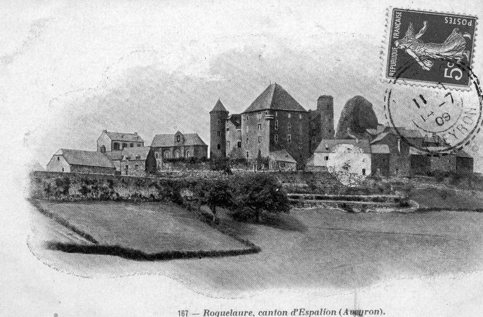 Carte postale Roquelaure 1909